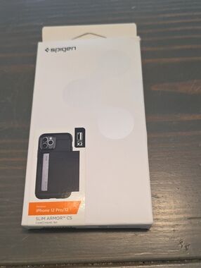 Spigen Slim Armor CS Case for iPhone 12 Pro/12 - Black